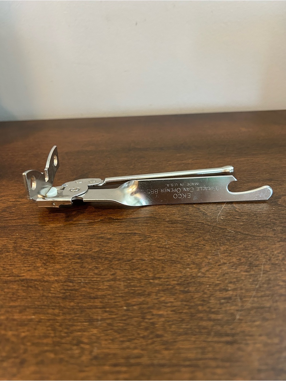 Vintage Ekco Miracle Can Bottle Opener Model 885 Made in USA Camping Prepper EUC